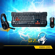 Keyboards,Genius,Genius GX Gaming KMH-200 Super Value Pack - Keyboard + Mo...